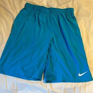 Blue dry fit Nike shorts